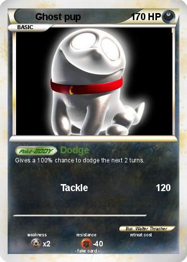 Pokemon Ghost pup
