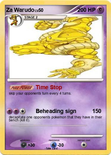 Pokemon Za Warudo