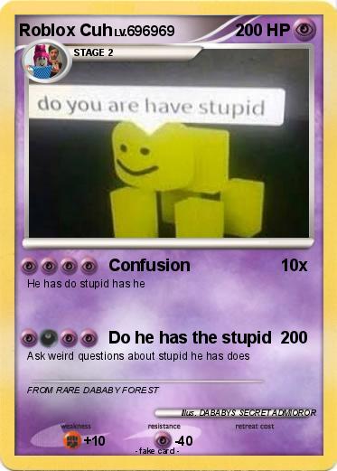 Pokemon Roblox Cuh