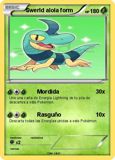 Pokemon Swerld alola form