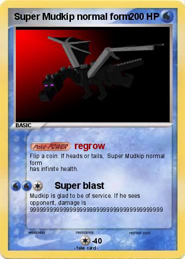 Pokemon Super Mudkip normal form