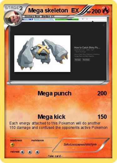 Pokemon Mega skeleton  EX