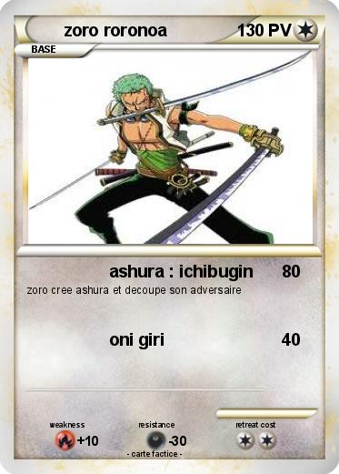 Pokemon zoro roronoa