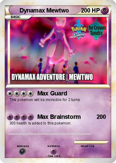 Pokemon Dynamax Mewtwo