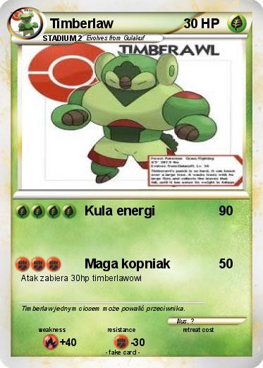 Pokemon Timberlaw