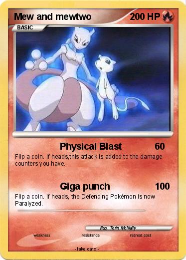 Pokemon Mew and mewtwo