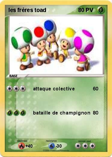 Pokemon les frères toad