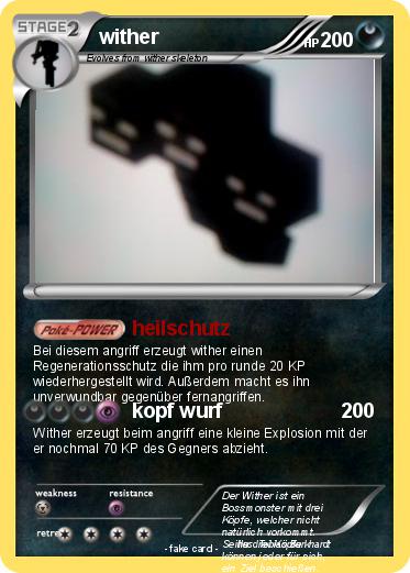Pokemon wither