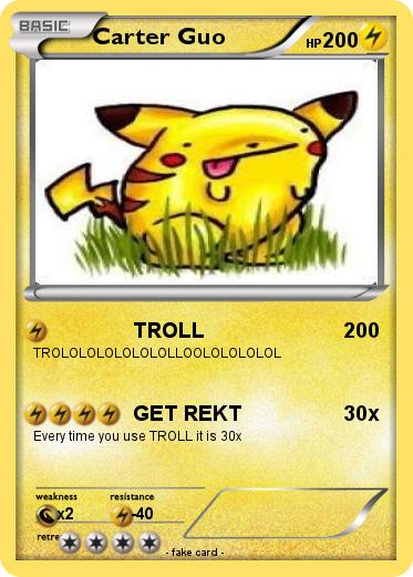 Pokemon Carter Guo