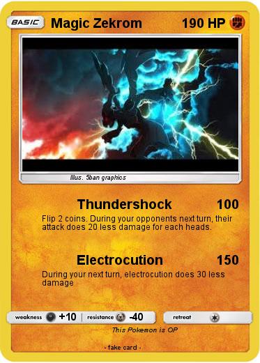 Pokemon Magic Zekrom
