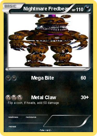 Pokemon Nightmare Fredbear