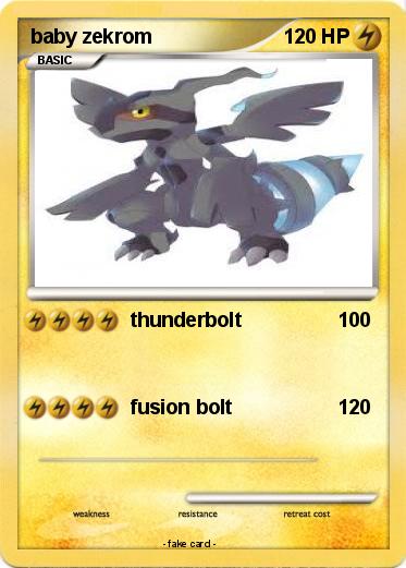 Pokemon baby zekrom