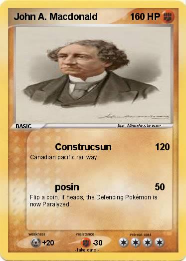 Pokemon John A. Macdonald