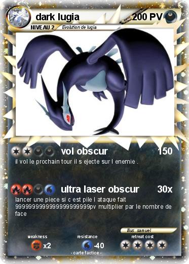 Pokemon dark lugia