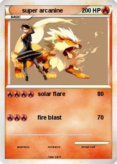 Pokemon super arcanine