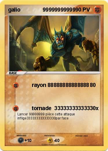 Pokemon galio               99999999999