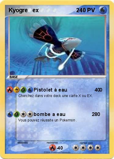 Pokemon Kyogre   ex                        2