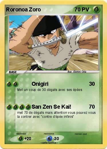 Pokemon Roronoa Zoro