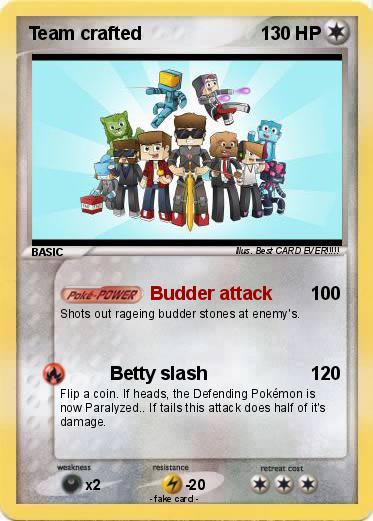Pokemon Team crafted