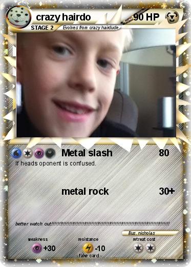 Pokemon crazy hairdo