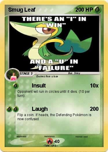 Pokemon Smug Leaf