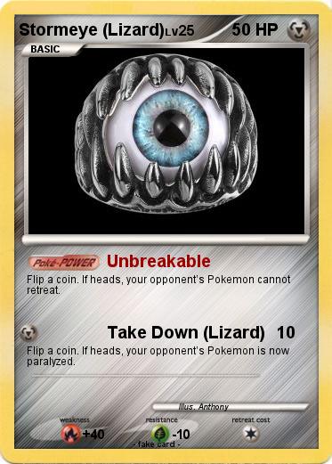 Pokemon Stormeye (Lizard)