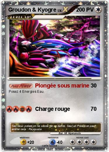 Pokemon Groudon & Kyogre