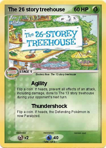 Pokemon The 26 story treehouse