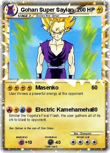 Pokemon Gohan Super Sayian