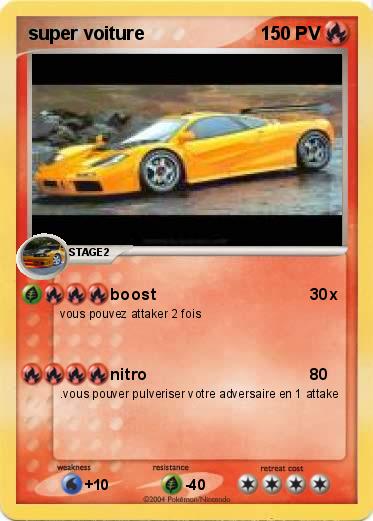 Pokemon super voiture
