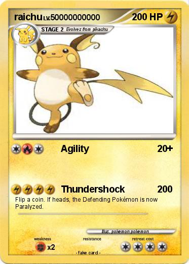 Pokemon raichu