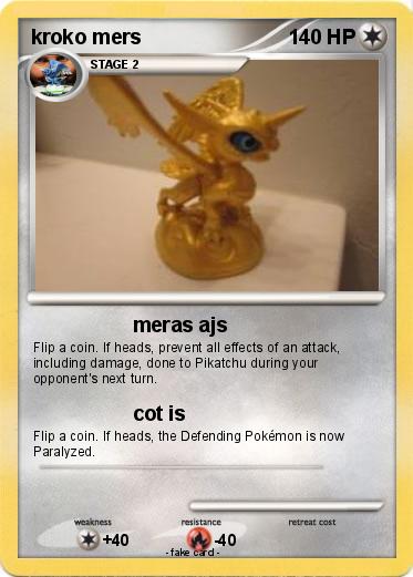 Pokemon kroko mers
