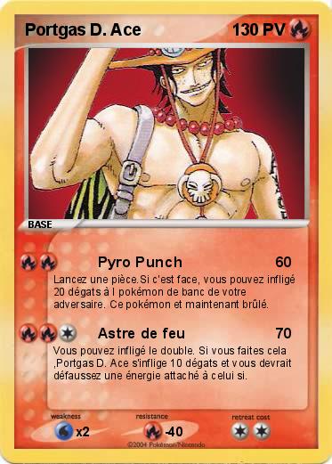 Pokemon Portgas D. Ace