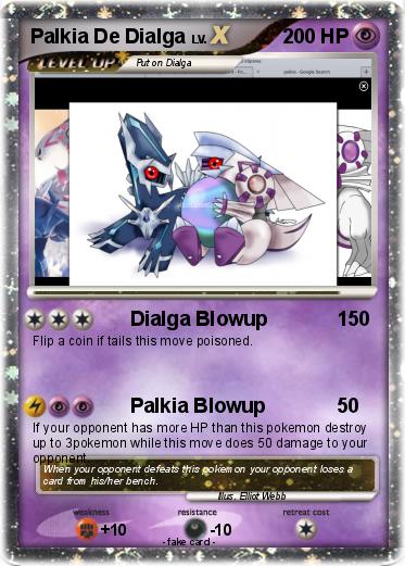 Pokemon Palkia De Dialga