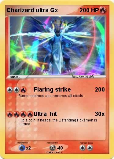 Pokemon Charizard ultra Gx