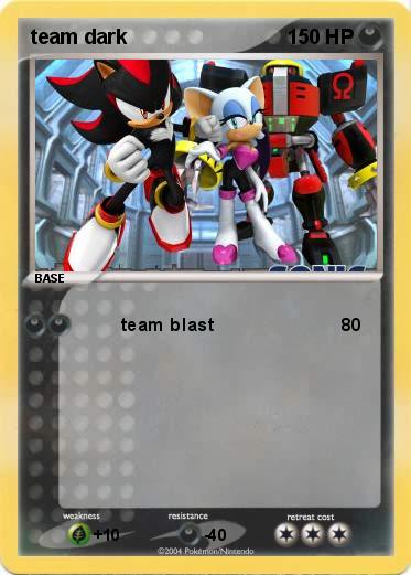 Pokemon team dark