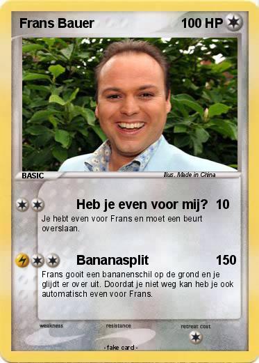 Pokemon Frans Bauer