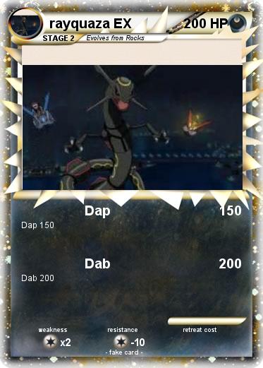 Pokemon rayquaza EX