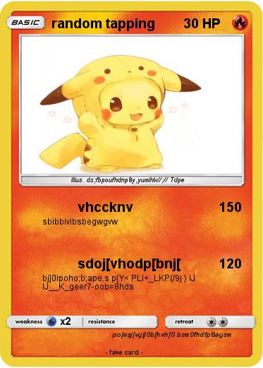 Pokemon random tapping