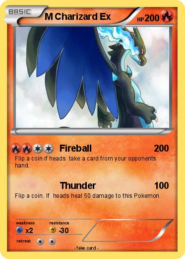 Pokemon M Charizard Ex
