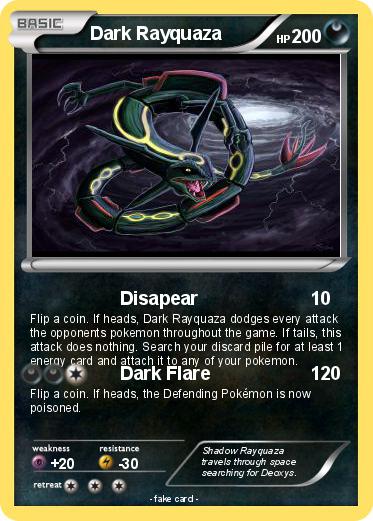 Pokemon Dark Rayquaza