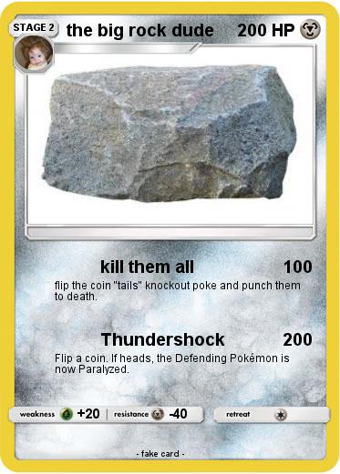 Pokemon the big rock dude