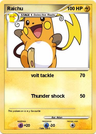 Pokemon Raichu