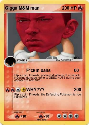 Pokemon Gigga M&M man