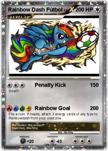 Pokemon Rainbow Dash Fútbol