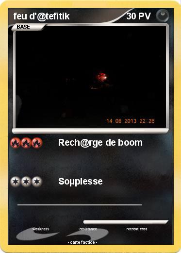 Pokemon feu d'@tefitik