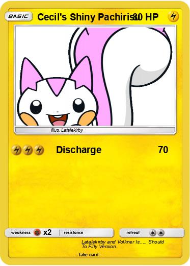 Pokemon Cecil's Shiny Pachirisu