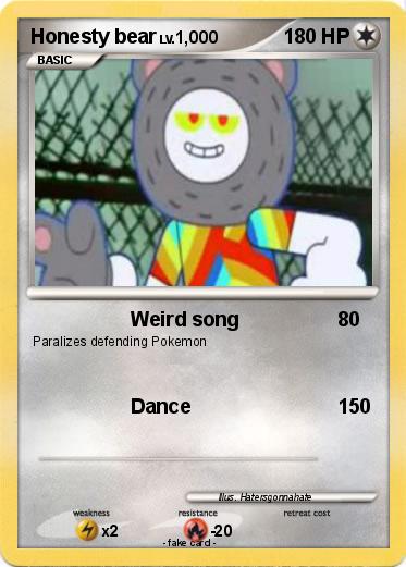 Pokemon Honesty bear