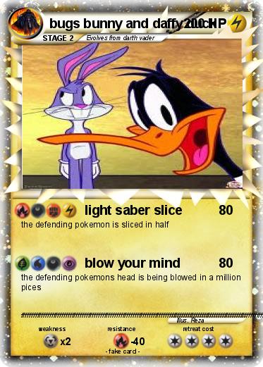 Pokemon bugs bunny and daffy duck