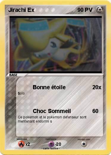 Pokemon Jirachi Ex
